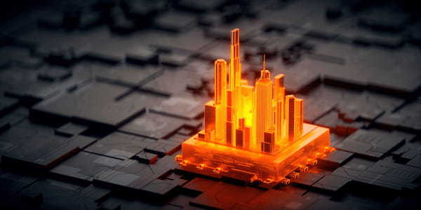 半導体チップを作り上げるイメージ