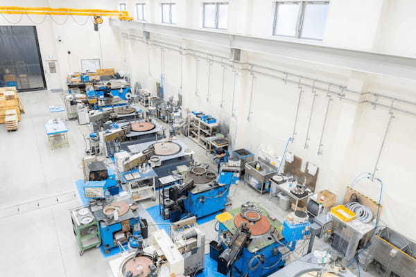 ラップ精工工場内