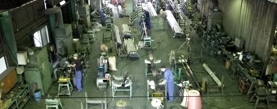 豊中研磨・工場内